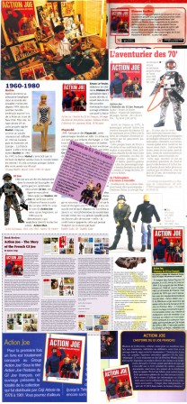 Passages dans la presse du livre Action Joe